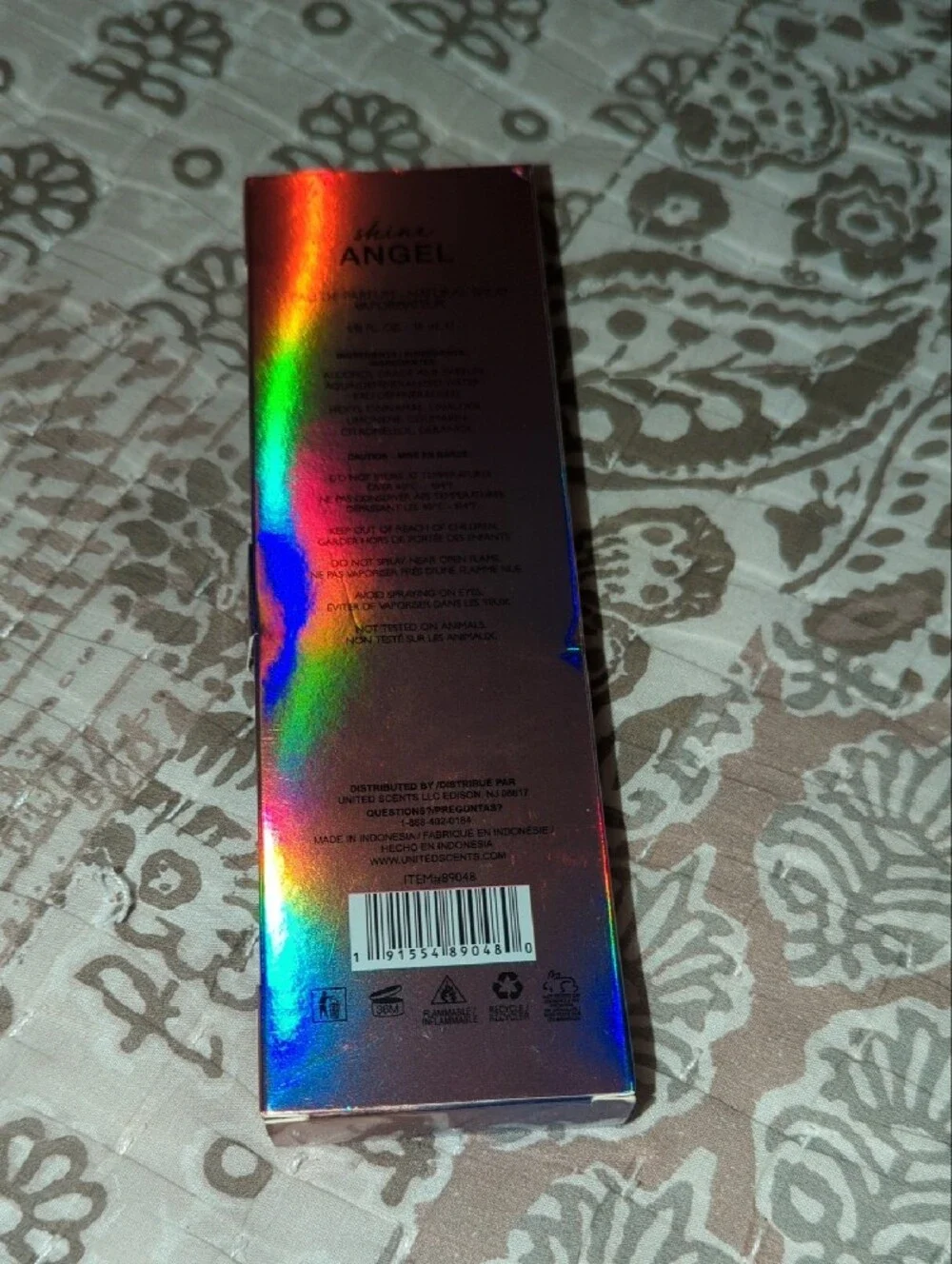 Angel Holographic Shimmer Box in Rainbow Finish